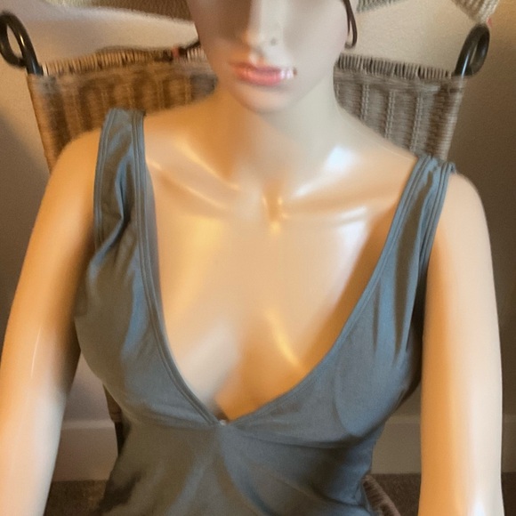 SALE CUPSHE ONE PIECE 🩱 SWIMSUIT.NWT. DARK GREEN WITH PADDED TOP,RUFFLED BODY - Picture 9 of 9